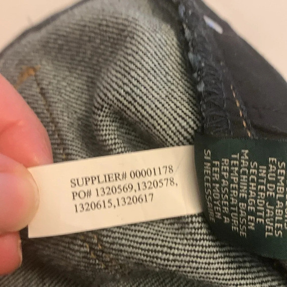 Lauren, Ralph Lauren.
High-Rise Boot Jean dark denim size 6 Western galgurl - Picture 12 of 16